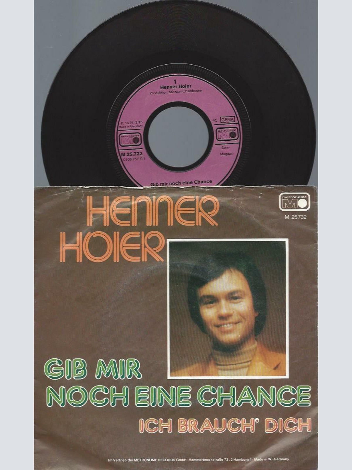 7"   Henner Hoier  Gib Mir Noch Eine Chance