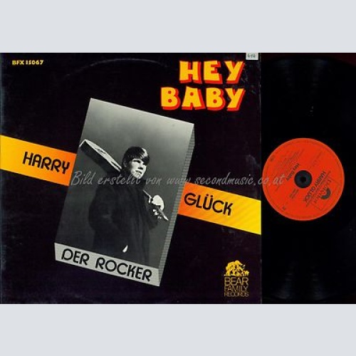LP--HARRY GLÜCK--DER ROCKER--HEY BABY--BFX 15067