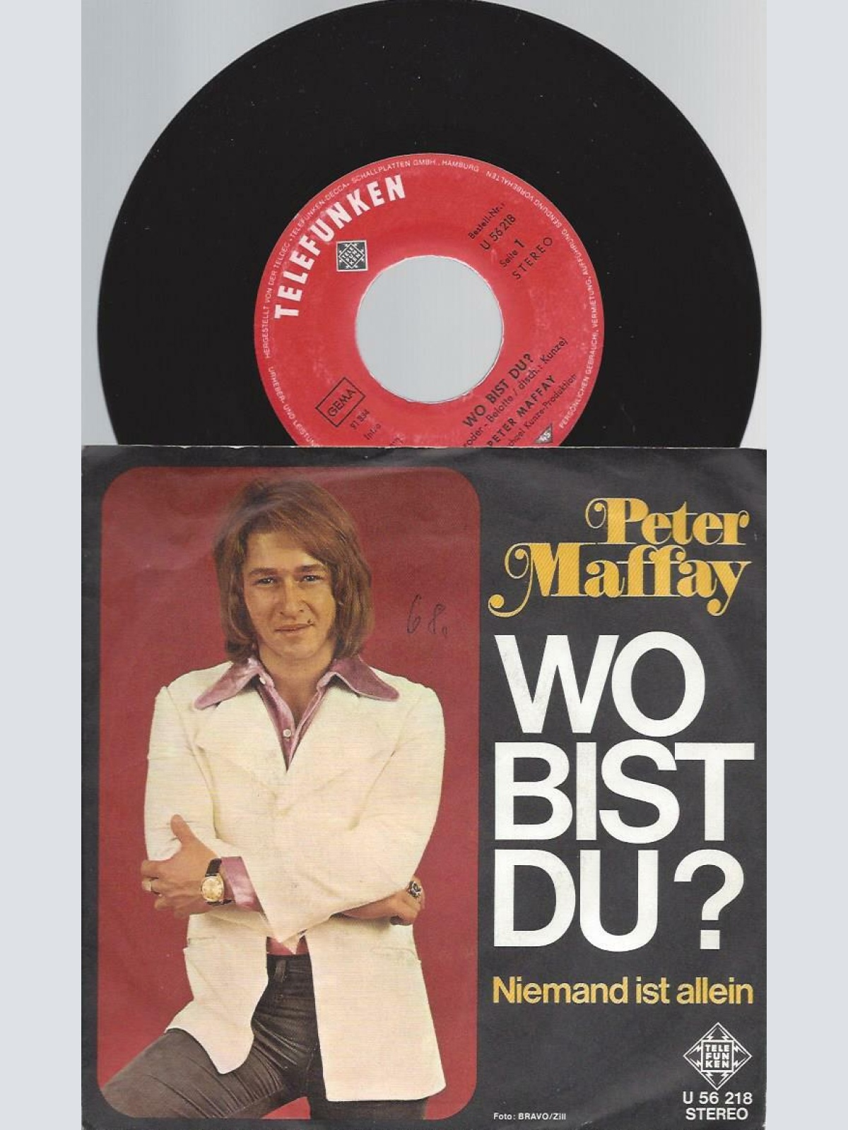 7"    Peter Maffay  Wo Bist Du