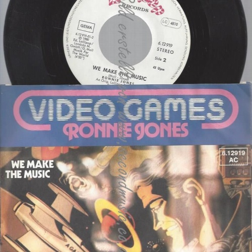 7"   Ronnie Jones – Video Games