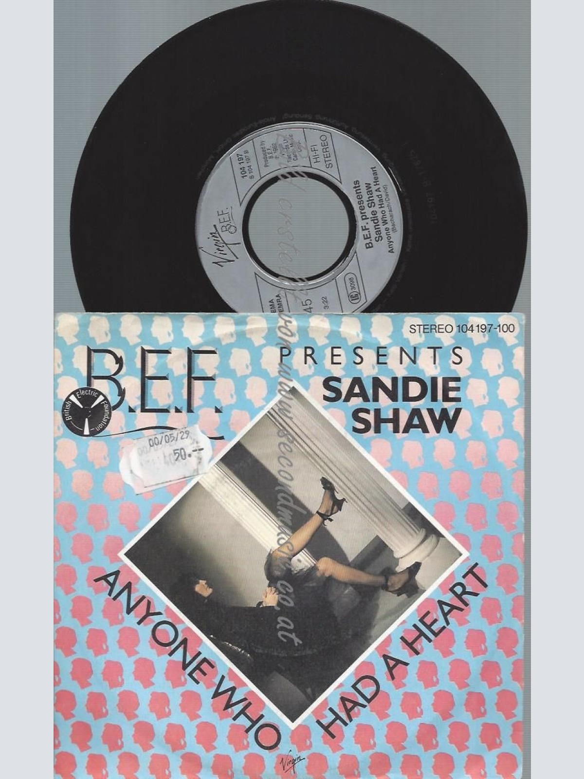 7" B.E.F. Presents Sandie Shaw – Anyone Who Had A Heart