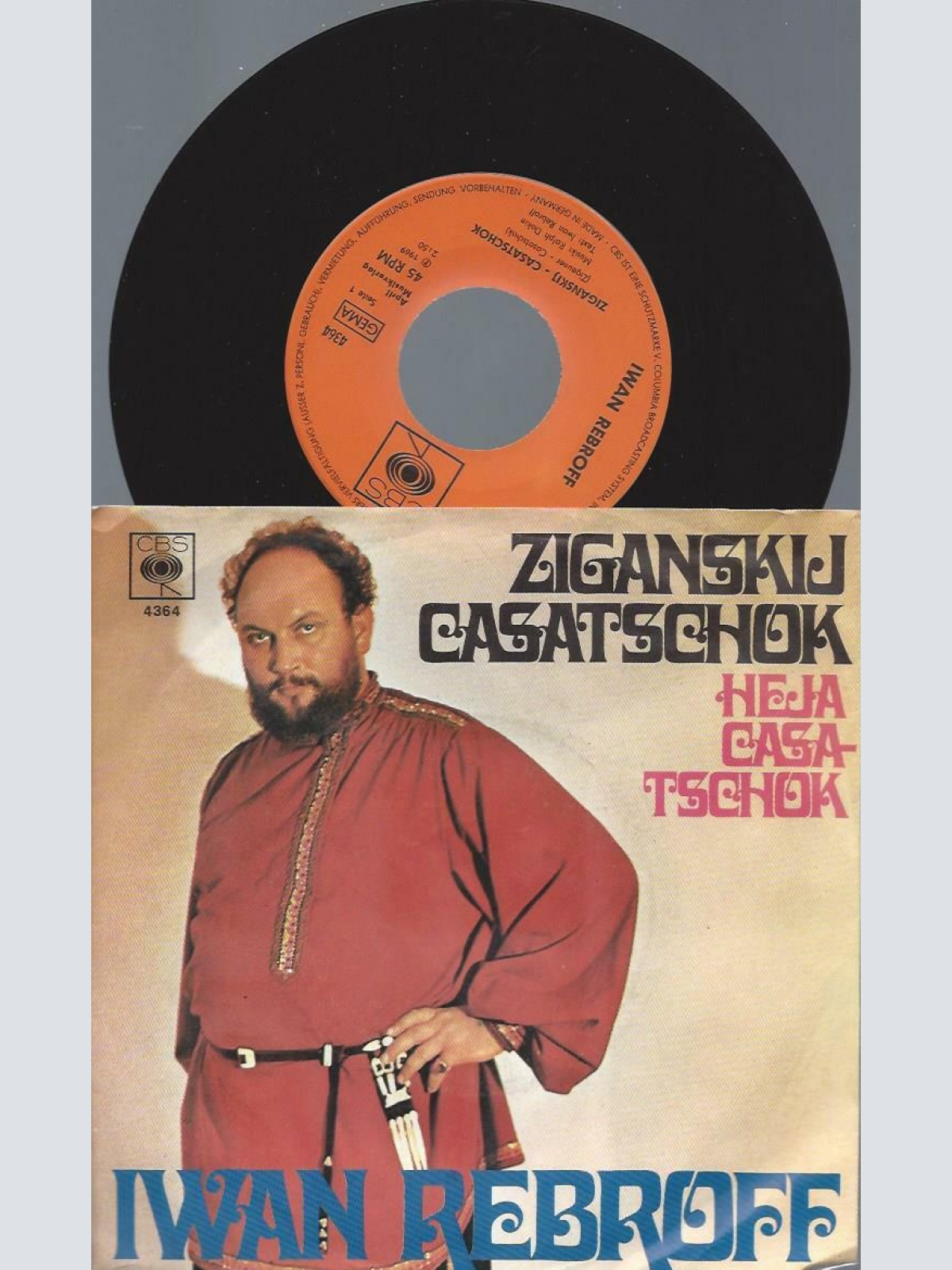 7"    Iwan Rebroff– Ziganskij Casatschok