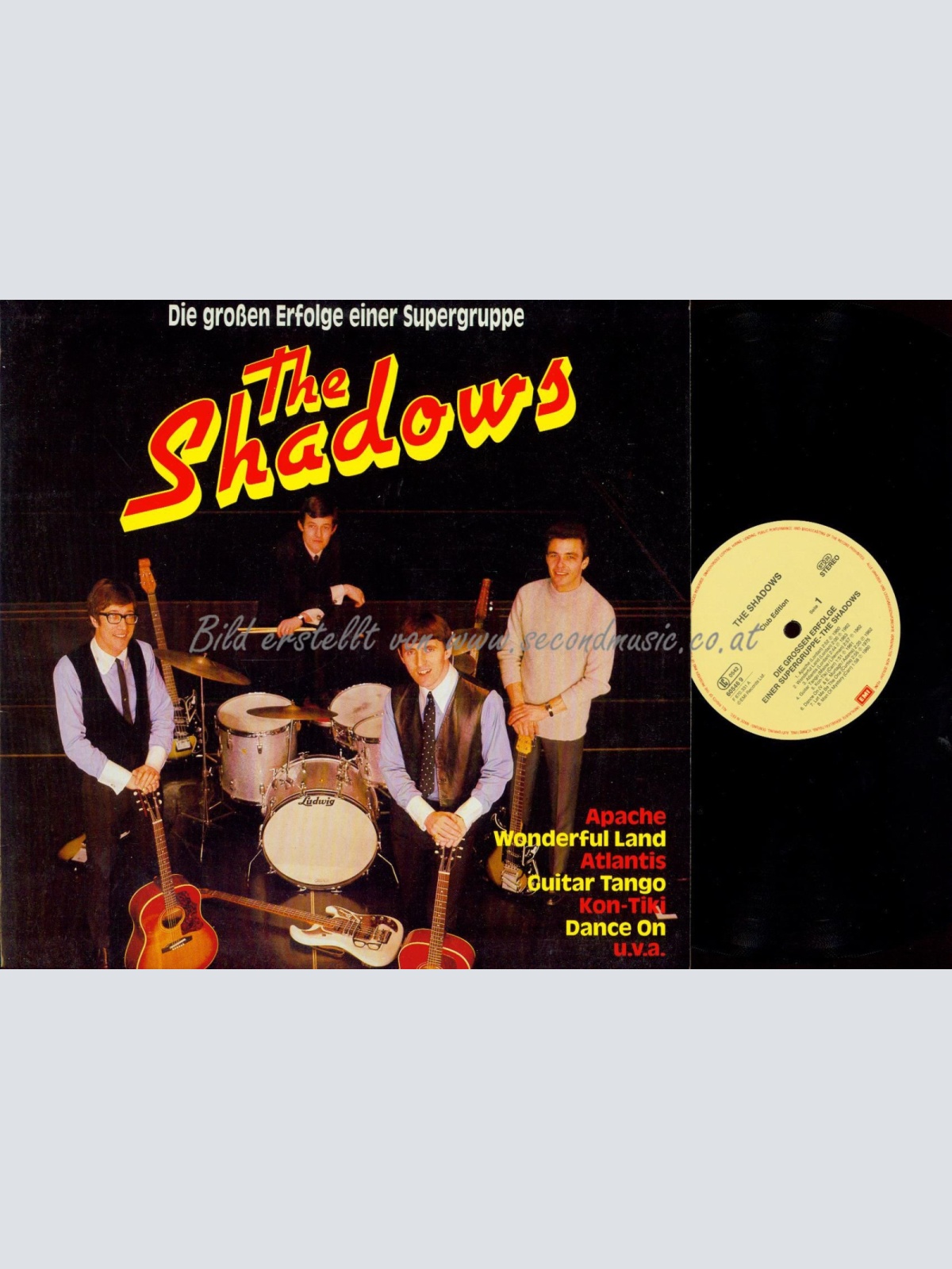 LP--THE SHADOWS DIE GROSSEN ERFOLGE EINER SUPERGRUPPE