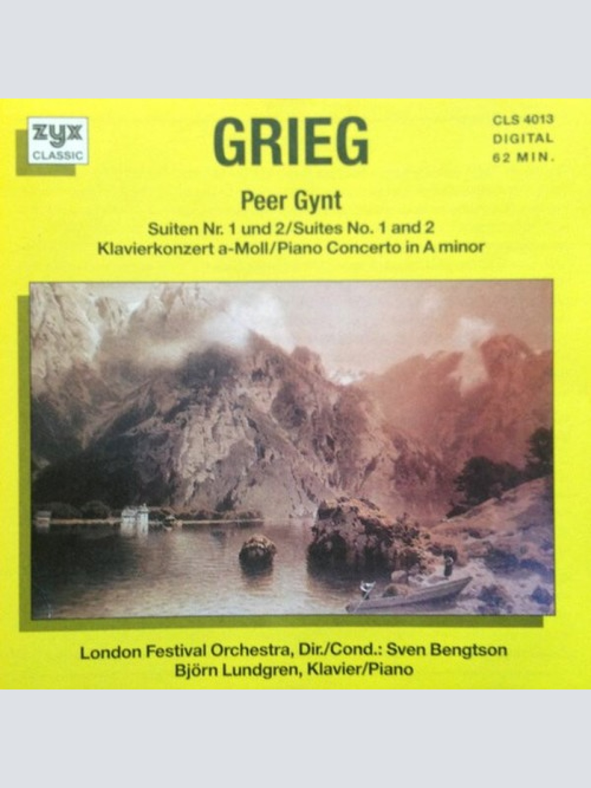 CD Grieg* - London Festival Orchestra (2), Sven Bengtson - Peer Gynt Suiten N...