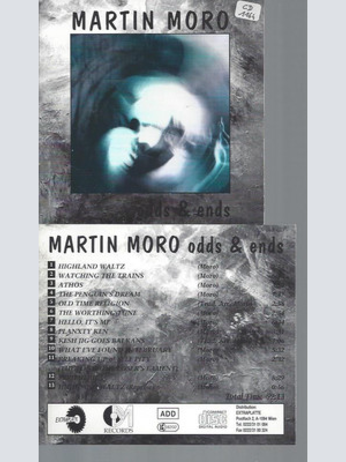 CD--MARTIN MORO ODDS & ENDS