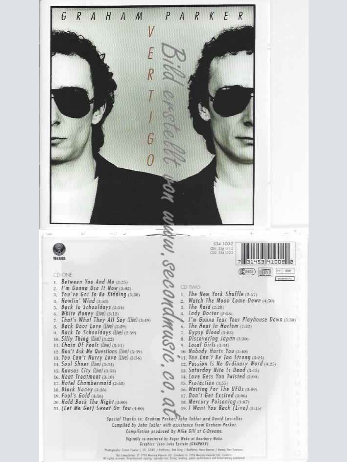 CD--Graham Parker | --Vertigo