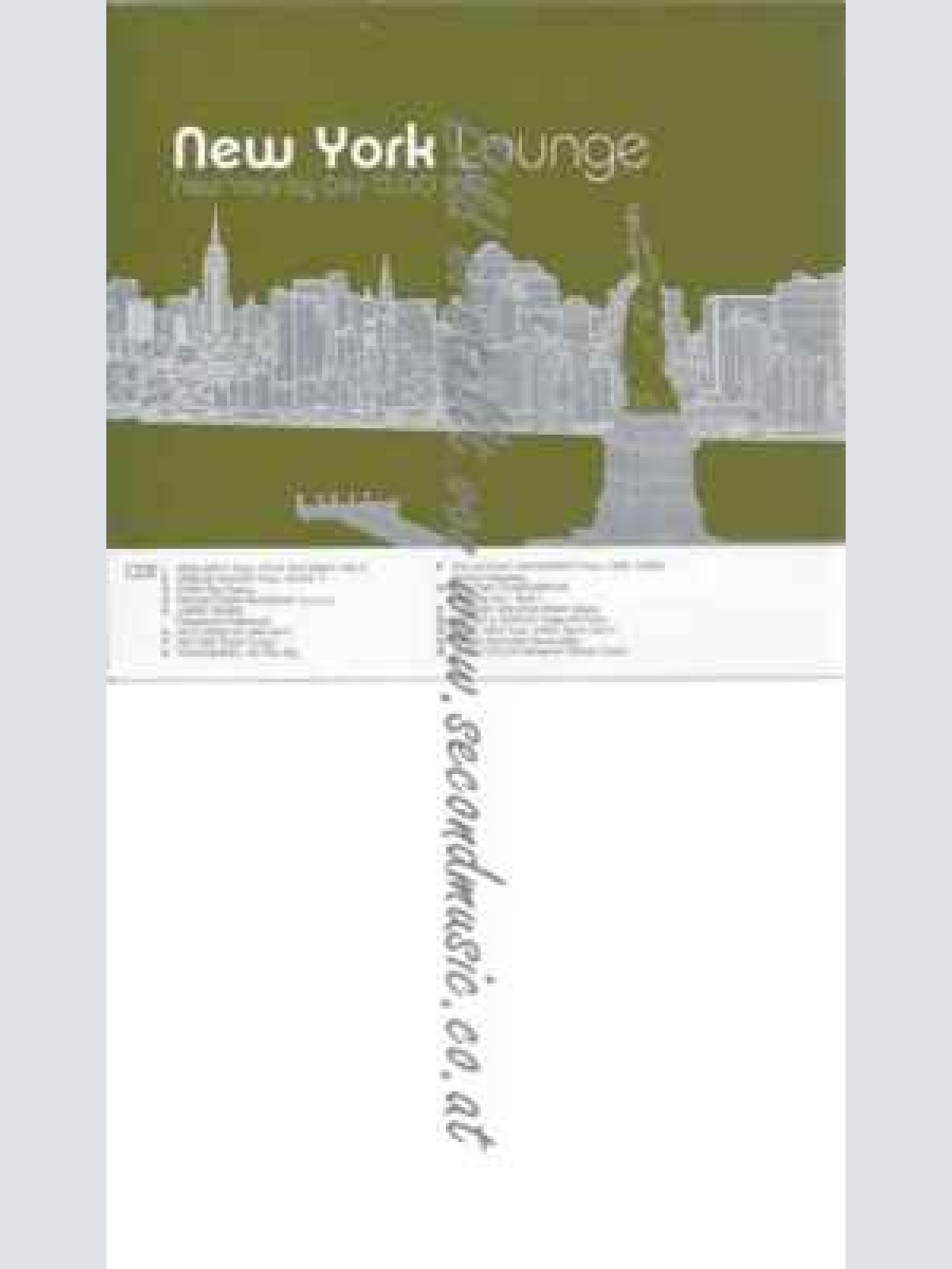 CD--Various | --New York Lounge