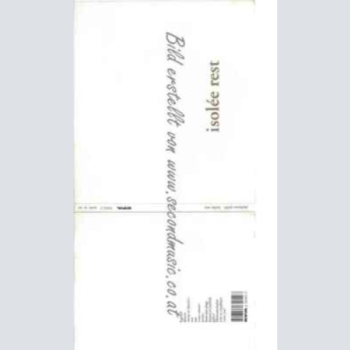 CD--Isolee | --Rest
