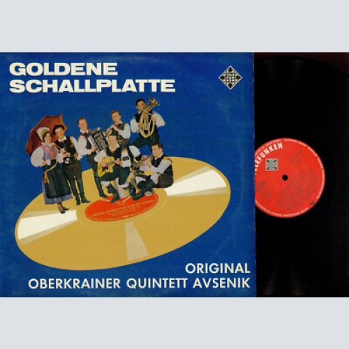 LP--  Goldene Schallplatte Für Das Oberkrainer Quintett Avensik