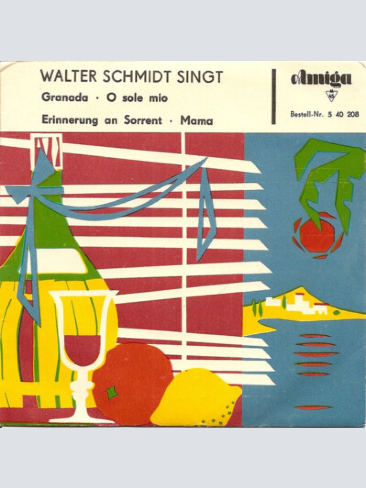 7", EP, Mono, RE Walter Schmidt - Walter Schmidt Singt
