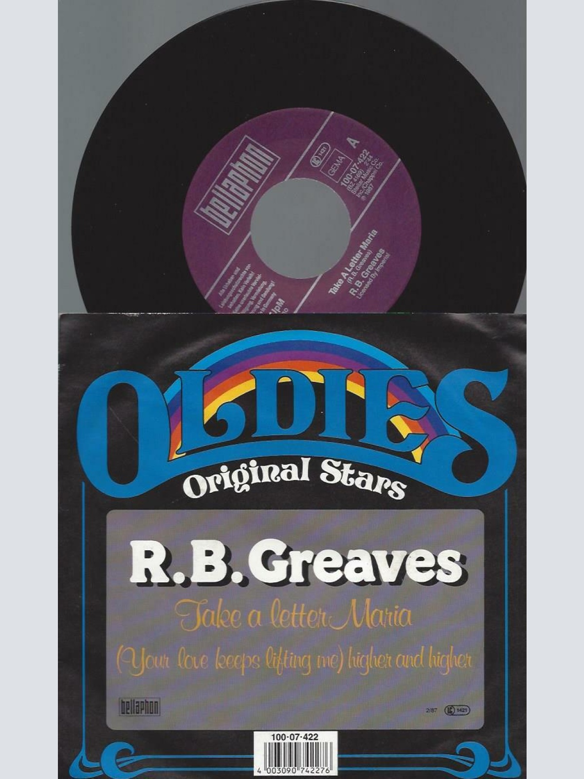 7" R.B. Greaves  Take A Letter Maria
