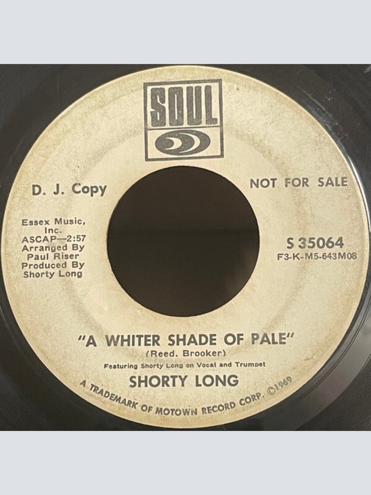 7", Single, Promo, Lab Shorty Long (2) - A Whiter Shade Of Pale
