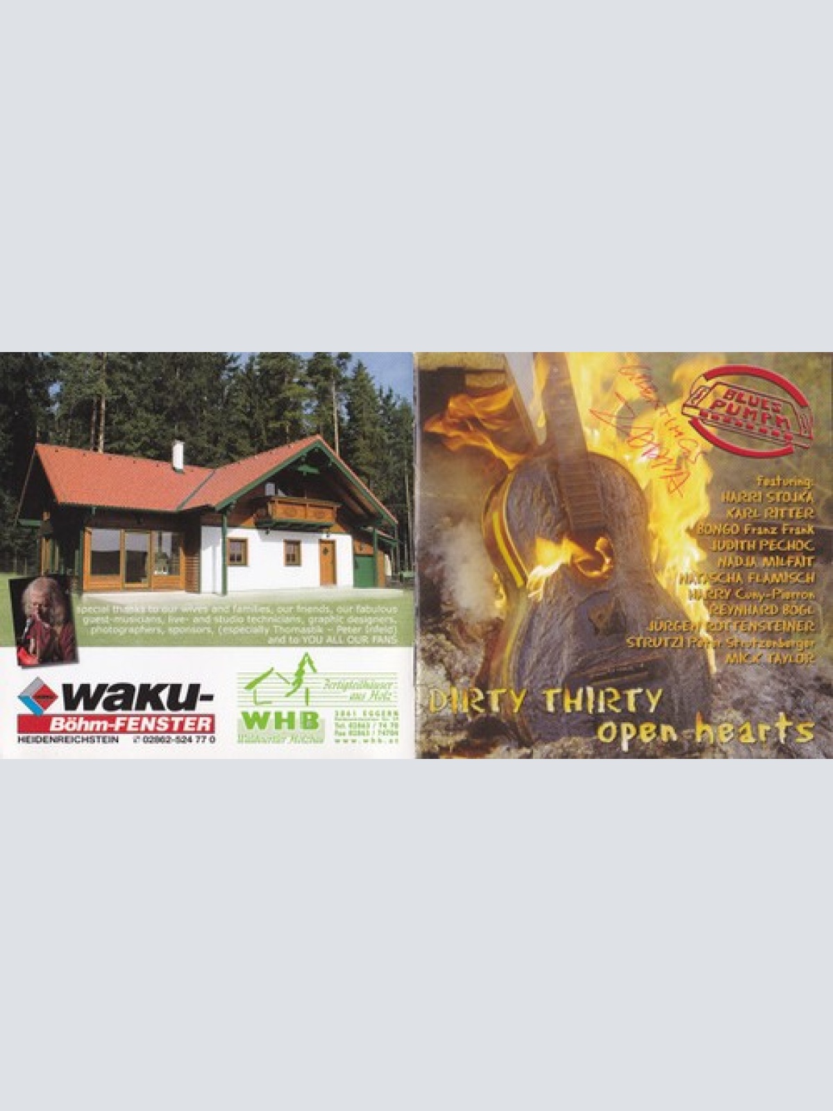 2xCD Bluespumpm - Dirty Thirty - Open Hearts