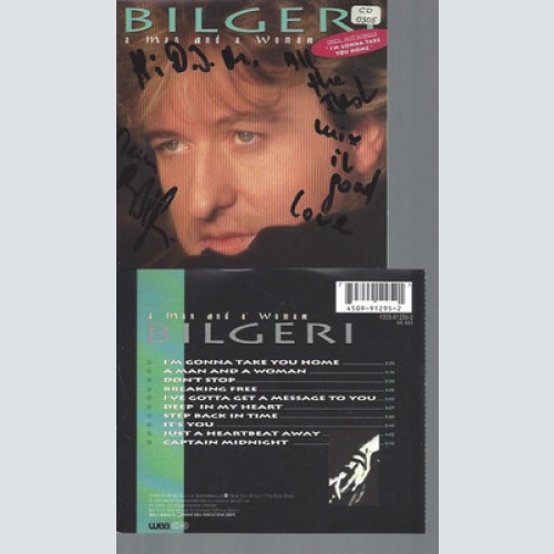 CD--BILGERI // A MAN AND A WOMAN // MIT AUTOGRAMM WIDMUNG