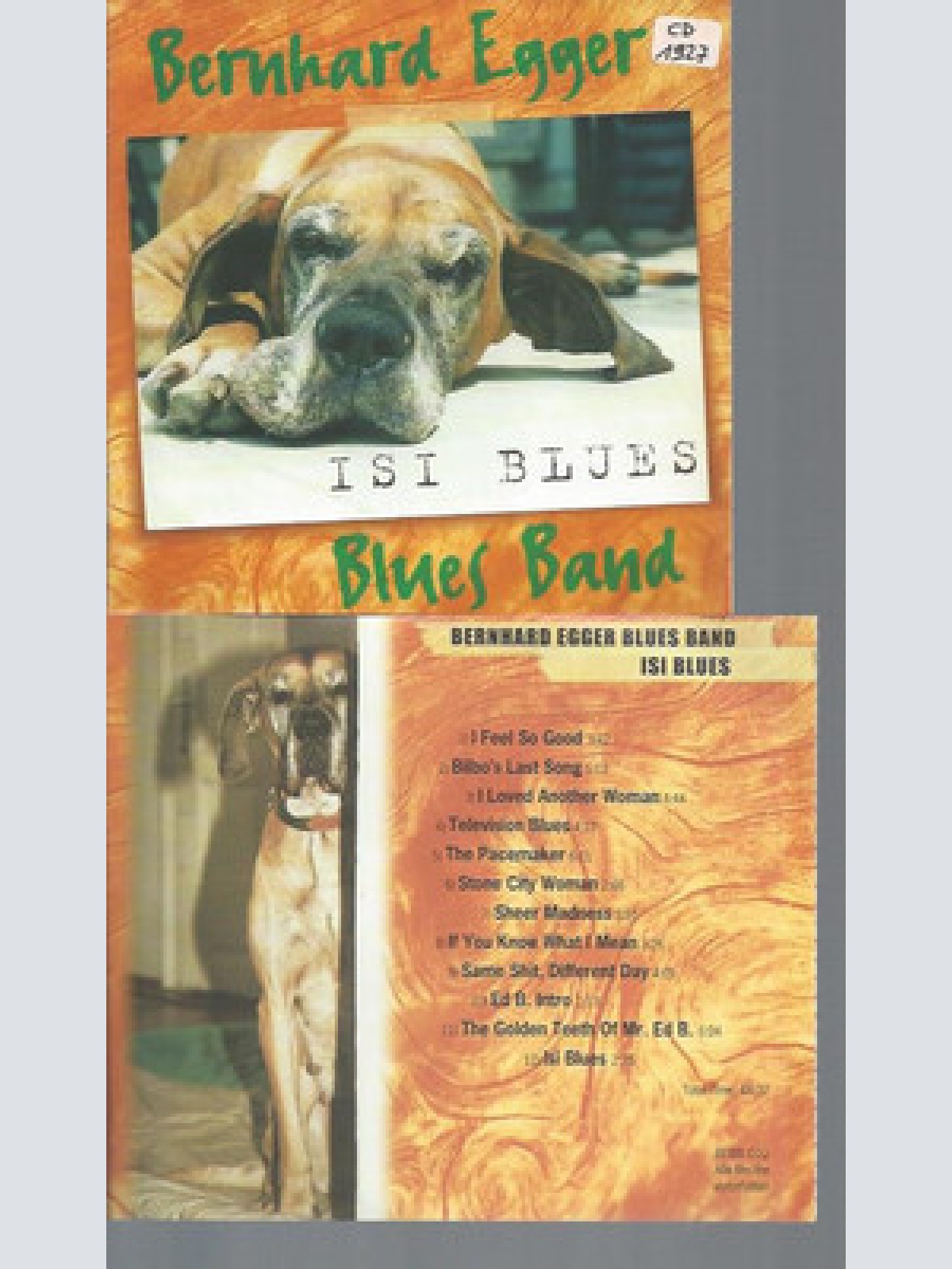 CD--BERNHARD EGGER BLUES BAND ISI BLUES