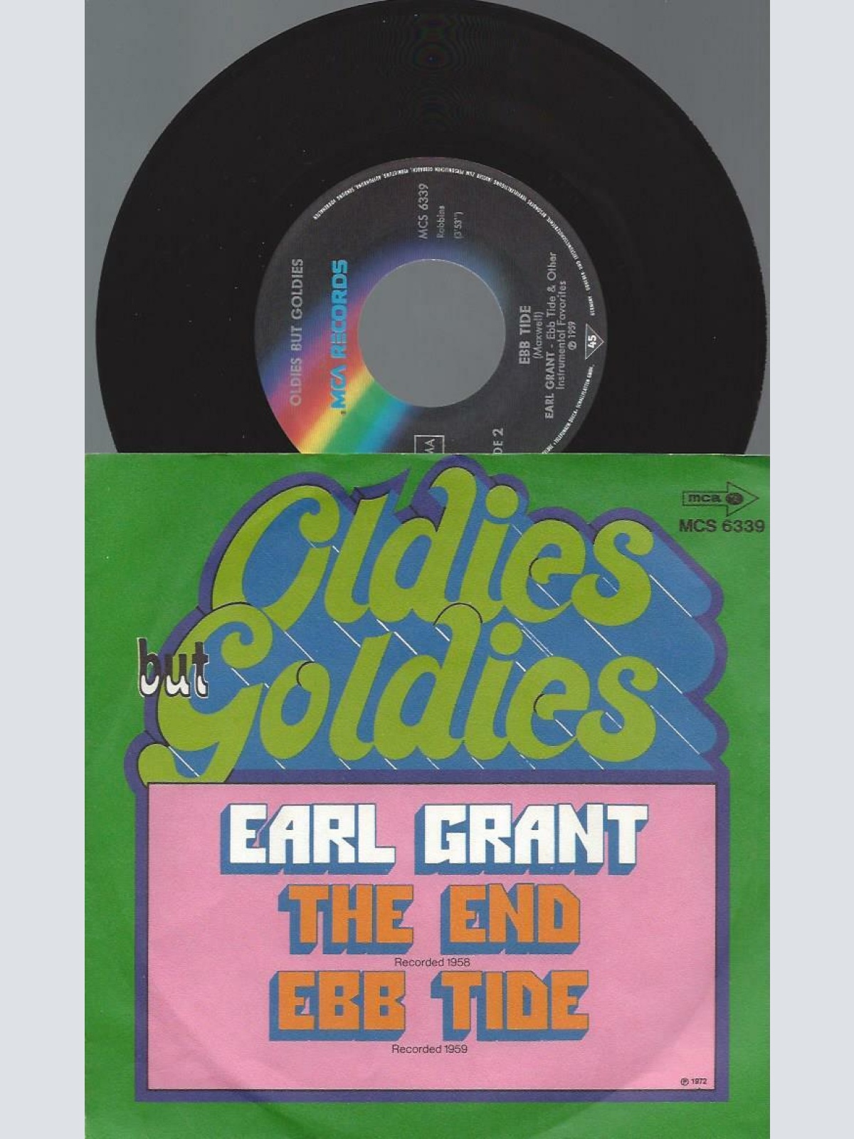 7"  Earl Grant  The End / Ebb Tide