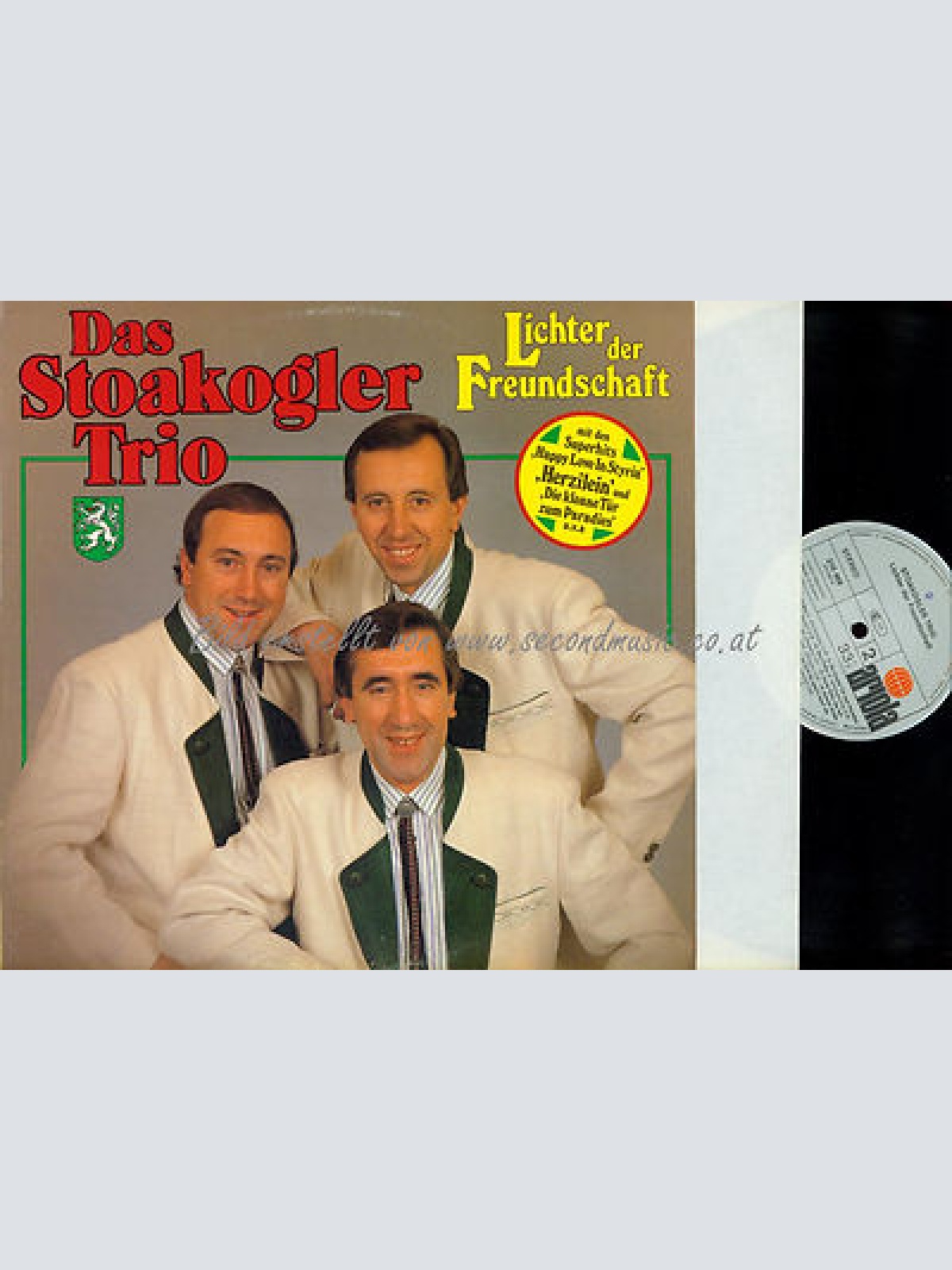 LP--DAS STOAKOGLER TRIO LICHTER DER FREUNDSCHAFT