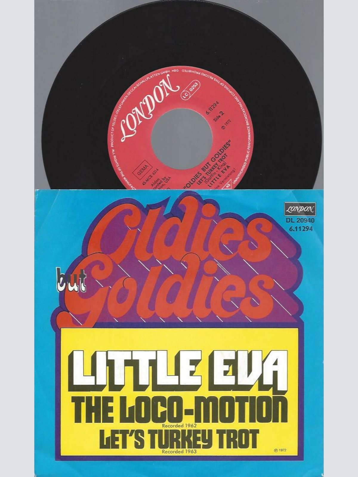 7"   Little Eva – The Loco-Motion / Let's Turkey Trot