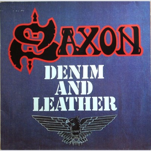 LP, Album Saxon - Denim And Leather