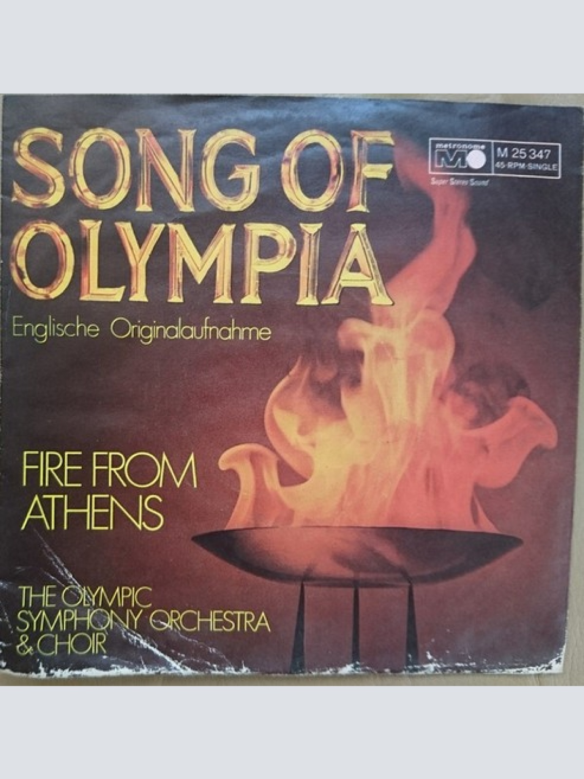 7", Single The Olympic Symphony Orchestra & Choir - Song Of Olympia (Englisch...