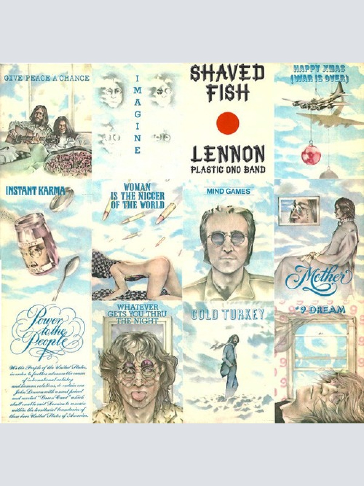 LP, Comp Lennon*, Plastic Ono Band* - Shaved Fish