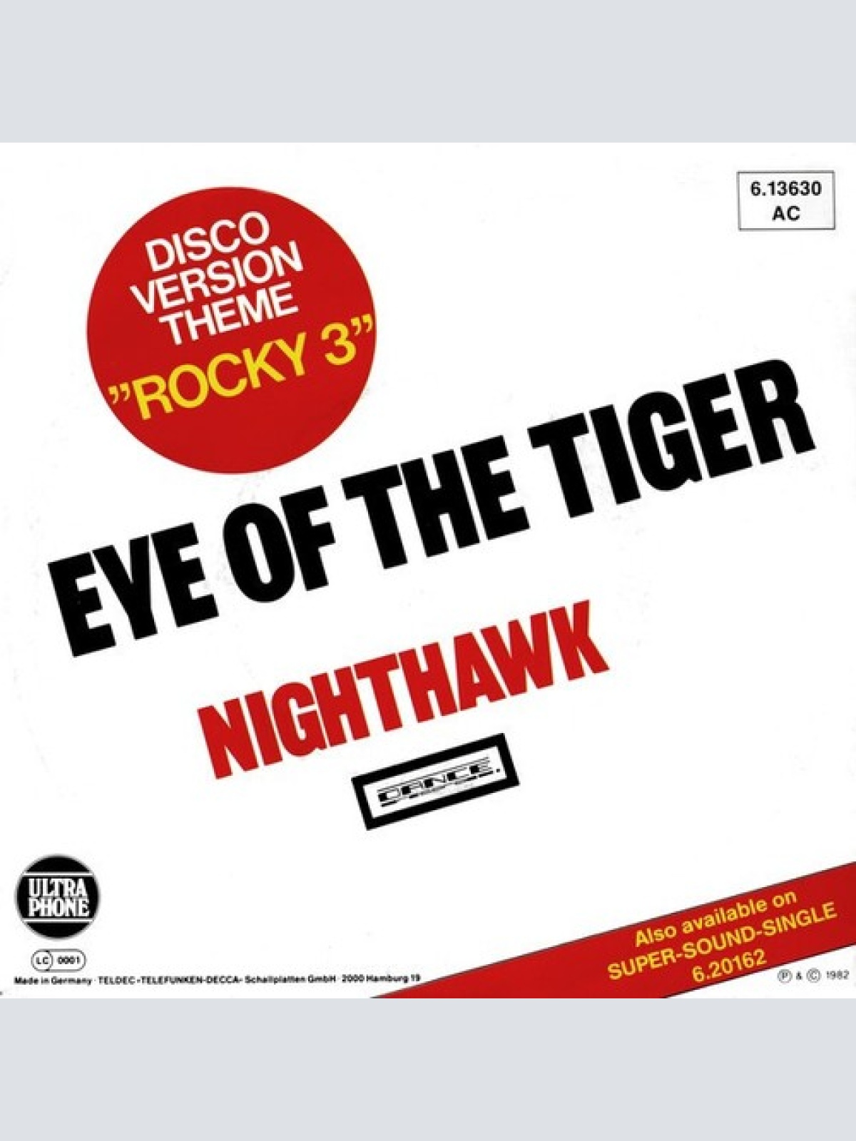 7", Single, Promo Nighthawk - Eye Of The Tiger