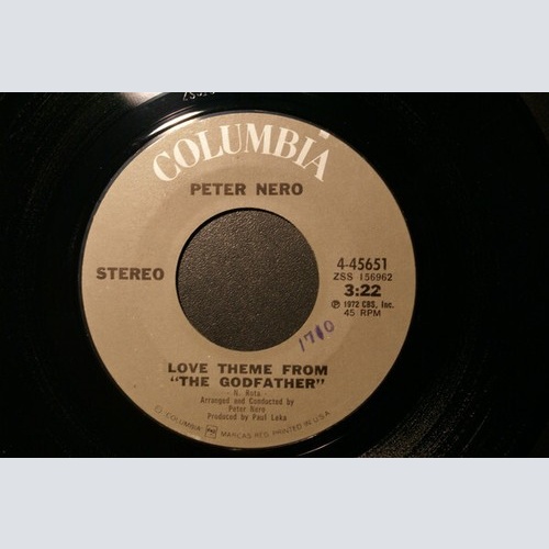7", Single Peter Nero - Love Theme From "The Godfather" / A Love That Never Ends