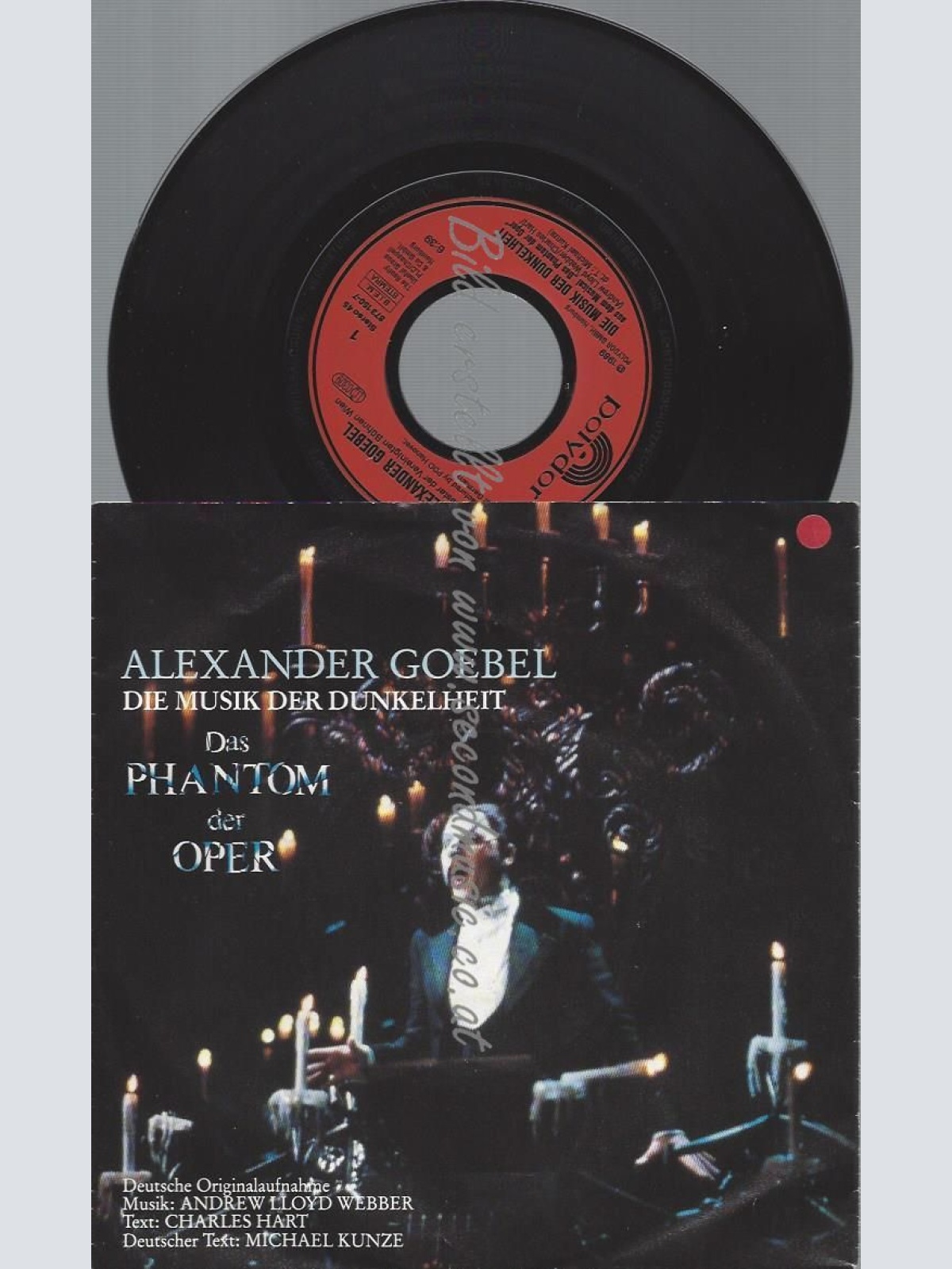 7" Alexander Goebel Die Musik der Dunkelheit // Phantom der Oper
