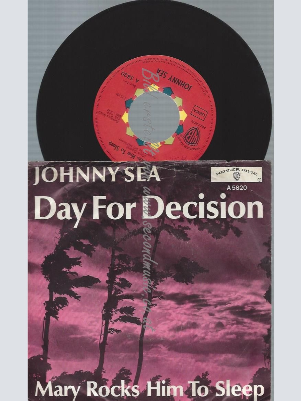 7"  Johnny Sea  Day For Decision