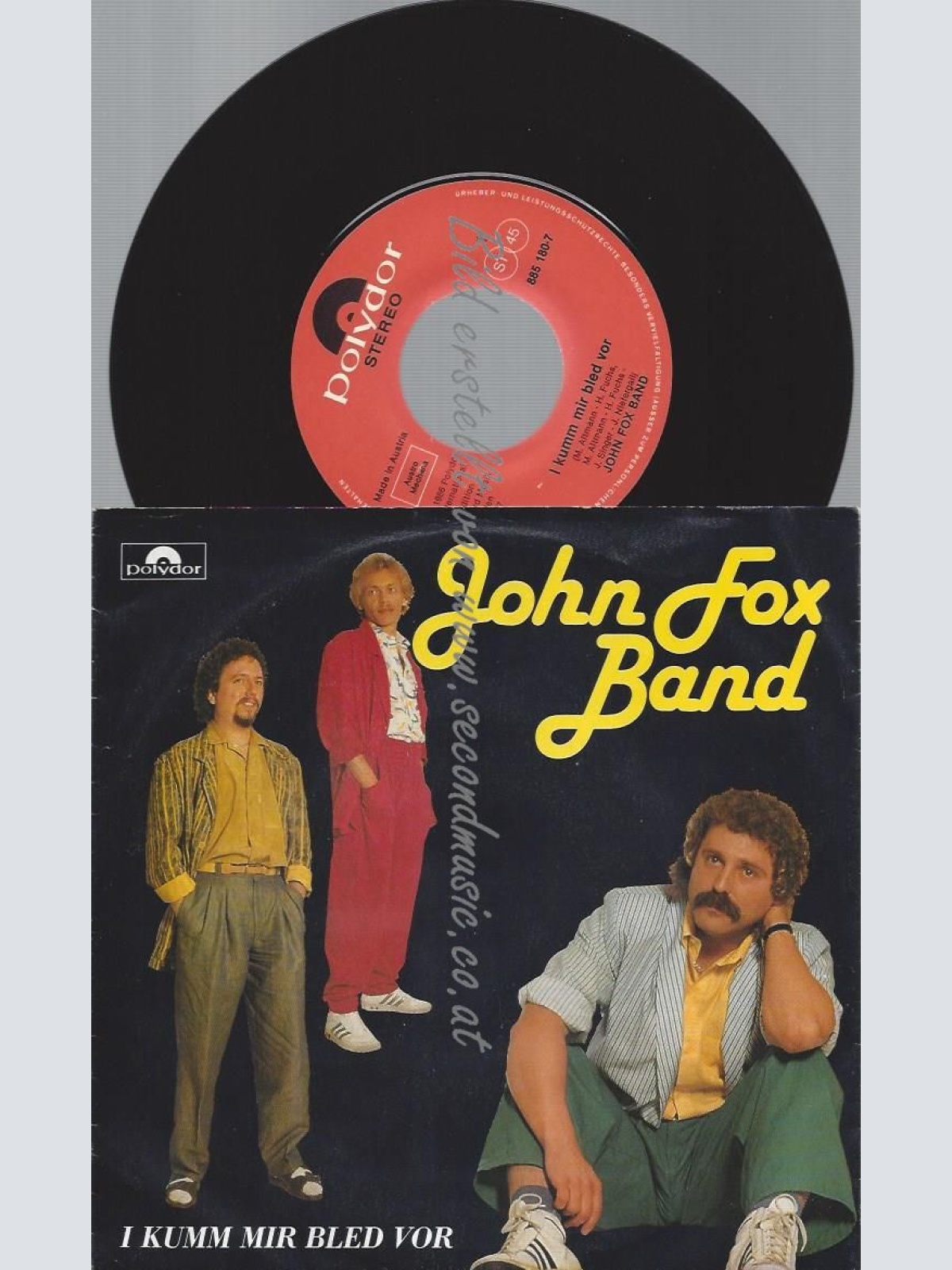7" JOHN FOX BAND I KUMM MIR BLED VOR