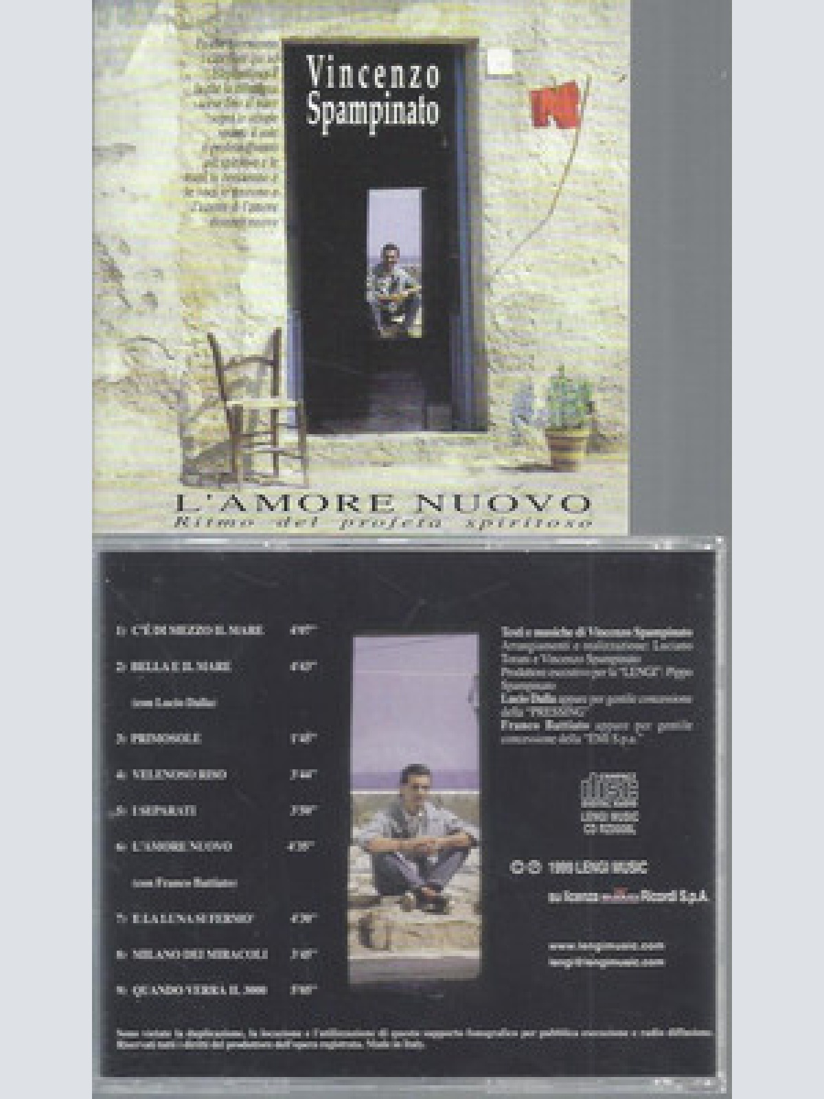 CD--VINCENZO SPAMPINATO L'AMORE NUOVO