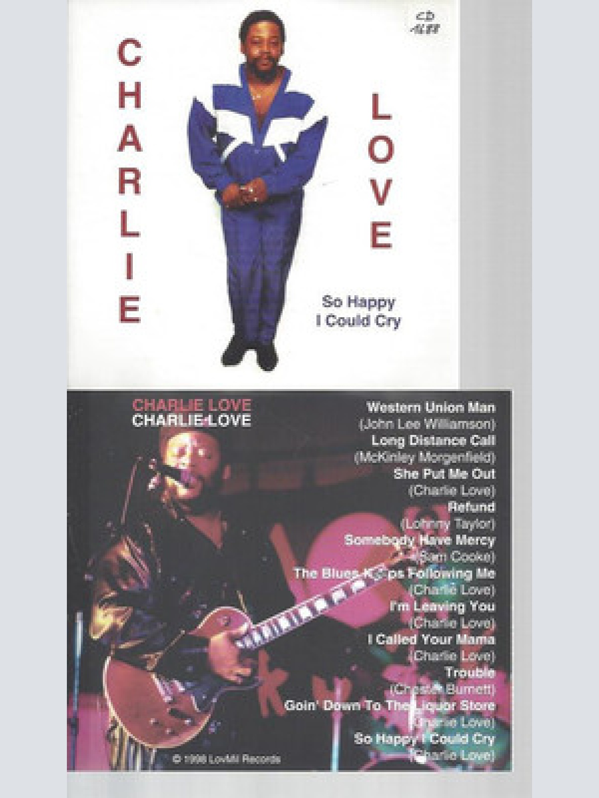 CD-CHARLIE LOVE SO HAPPY I COULD CRY