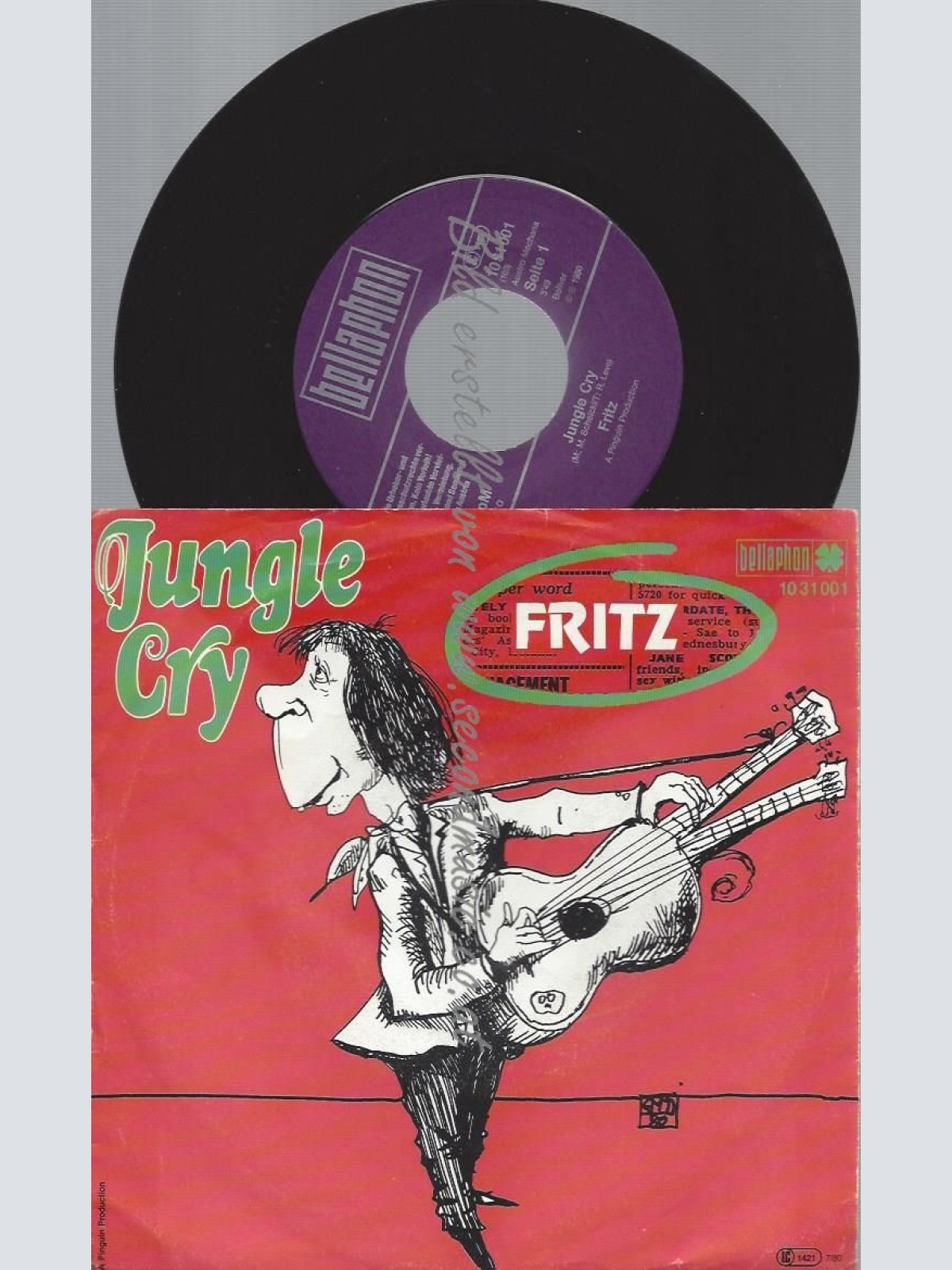7"   Fritz  Jungle Cry