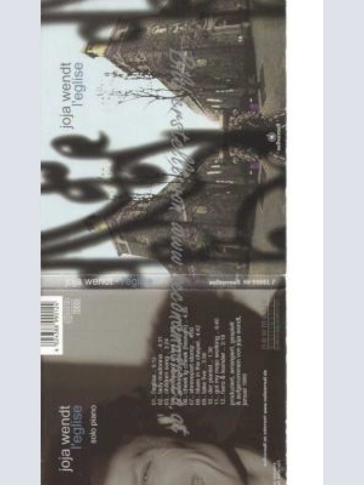 CD--JOJA WENDT--    L'EGLISE [EXPLICIT]
