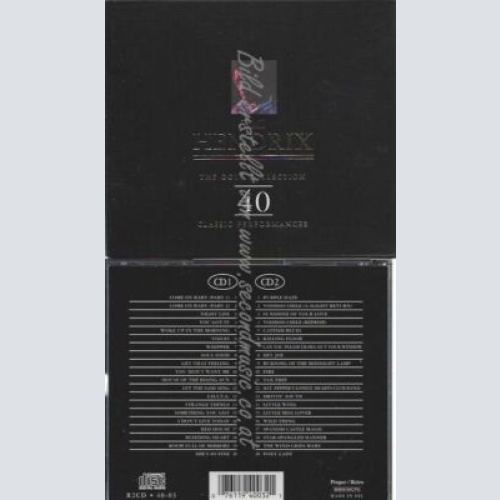 CD--JIMI HENDRIC -    THE GOLD COLLECTION -   DOPPEL-CD