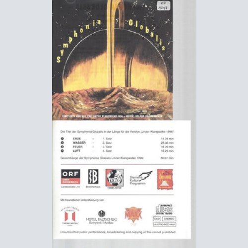 CD--SYMPHONIA GLOBALIS LINZER KLANGWOLKE 1996