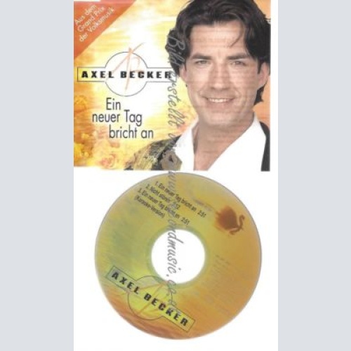 CD--BECKER,AXEL--    EIN NEUER TAG BRICHT AN