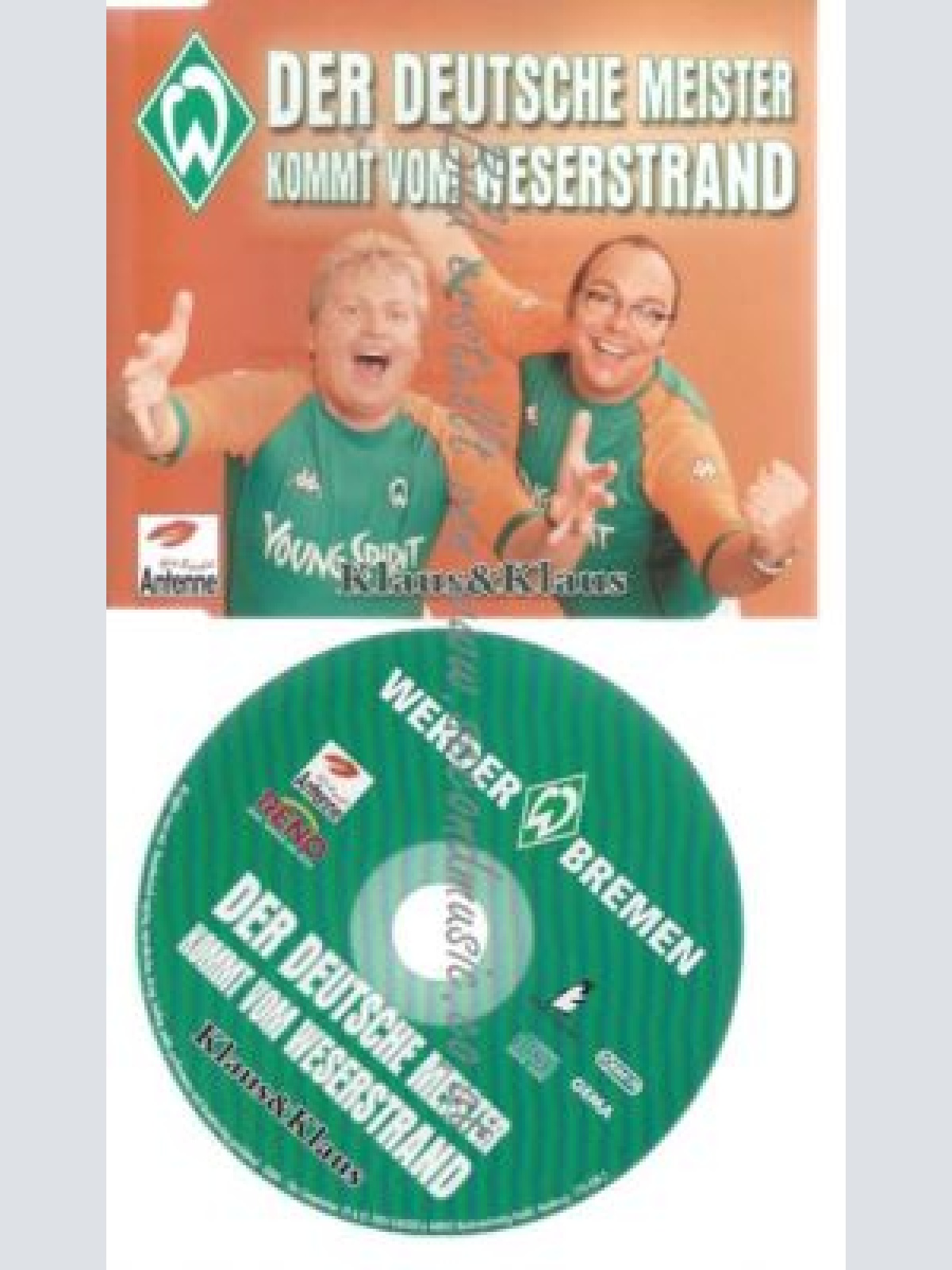 CD--KLAUS & KLAUS--    WERDER BREMEN-DER DEUTSCHE MEISTER
