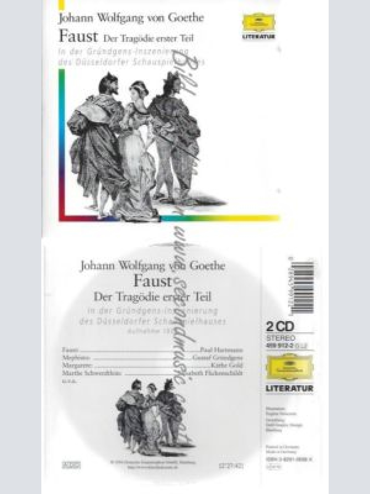 CD--JOHANN WOLFGANG / GOETHE  FAUST.  UNGEKÜRZTE AUSGABE
