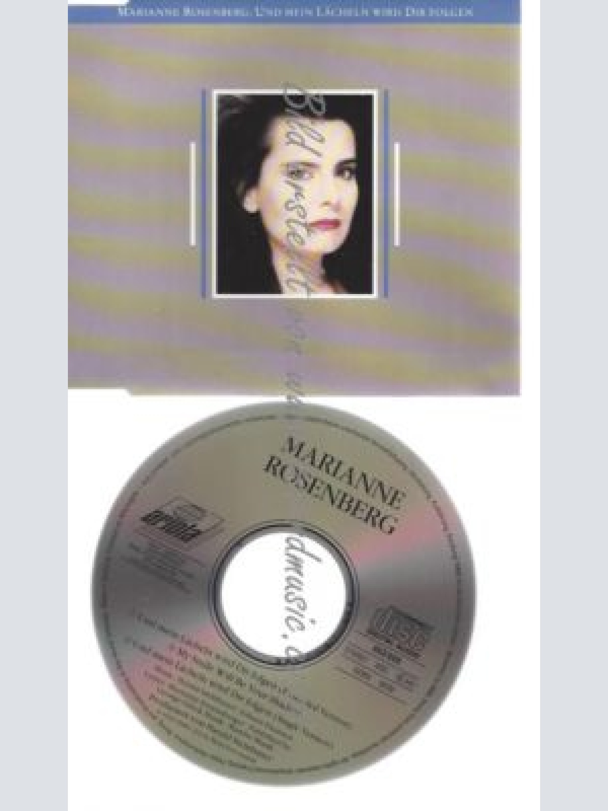 CD--MARIANNE ROSENBERG --UND MEIN LÄCHELN WIRD DIR FOLGEN