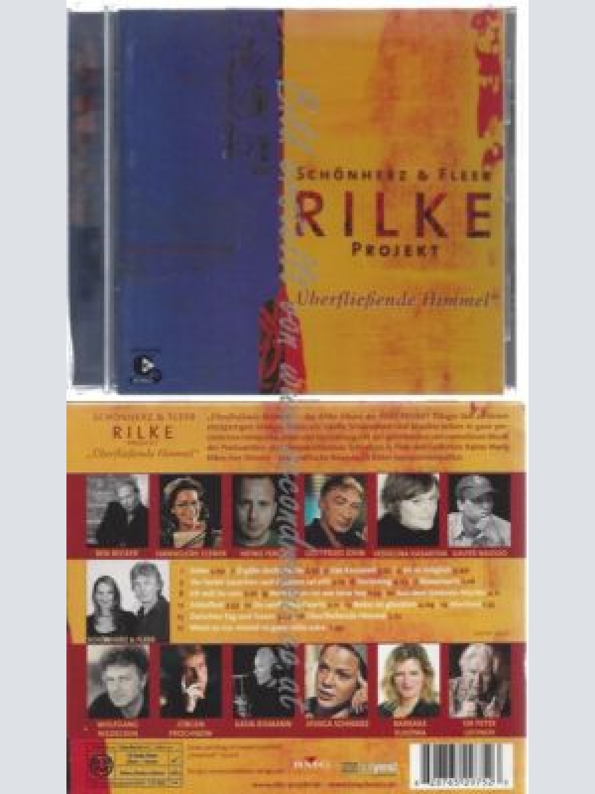 CD--SCHONHERZ & FLEER UND RILKE PROJEKT--    ÜBERFLIESSENDE HIMMEL -