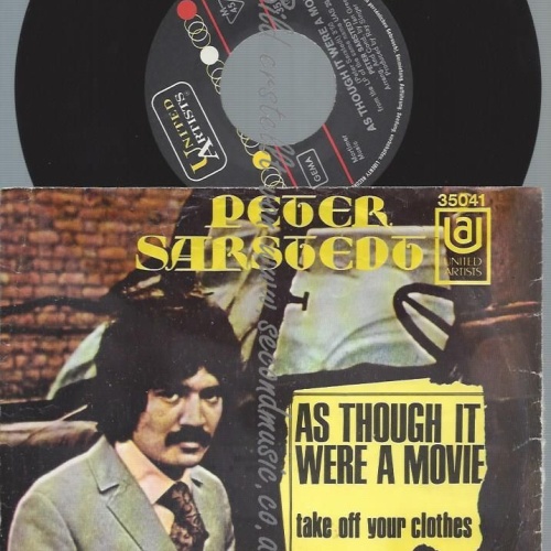 7"    Peter Sarstedt  As Though It Were A Movie