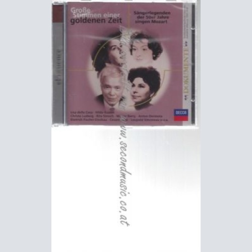 CD- . SÄNGERLEGENDEN DER 50ER JAHRE SINGEN MOZART
