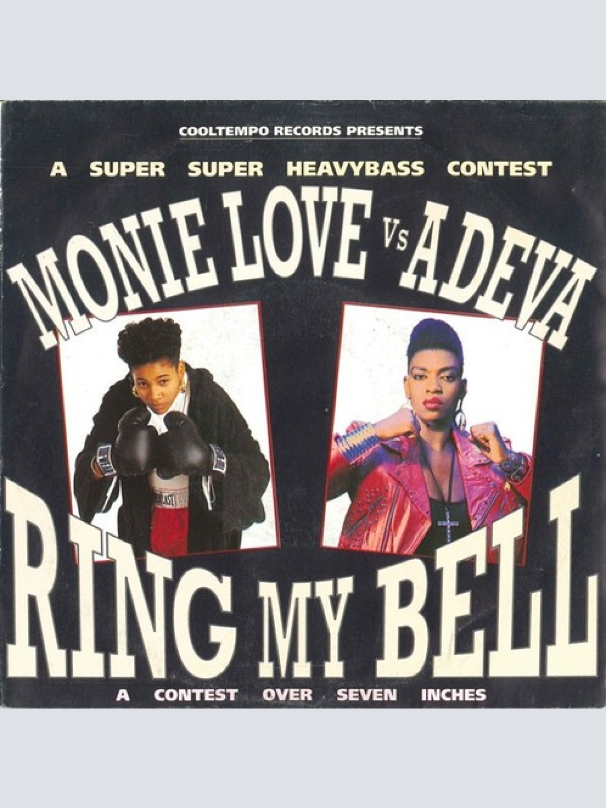7", Single Monie Love Vs Adeva - Ring My Bell
