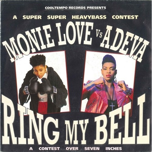 7", Single Monie Love Vs Adeva - Ring My Bell