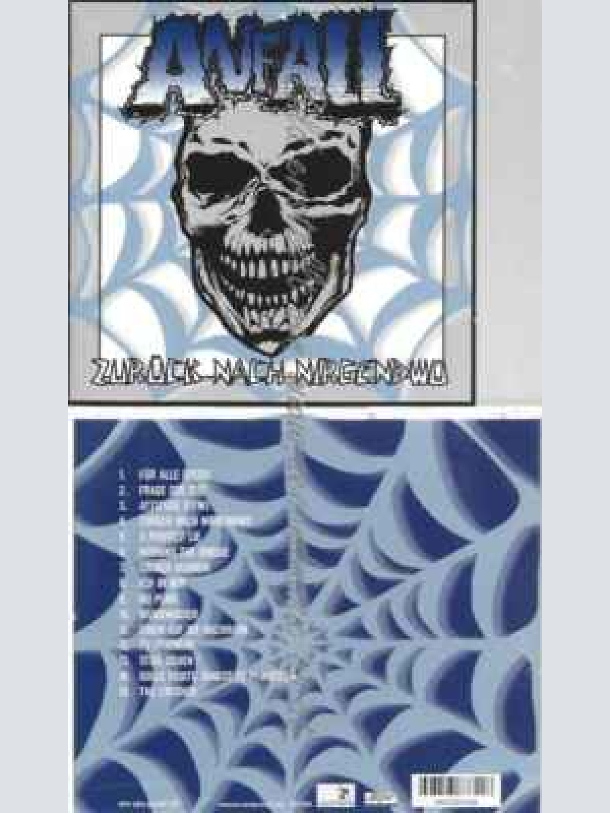 CD--ANFALL | --ZURÜCK NACH NIRGENDWO