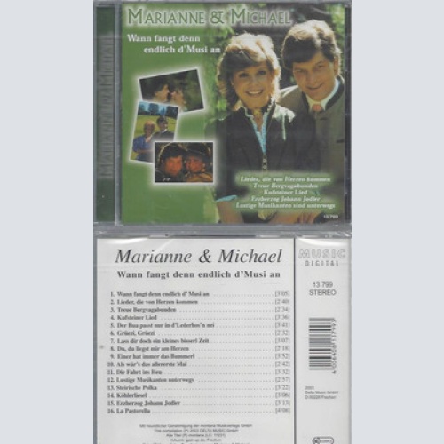 CD--NEU--MARIANNE UND MICHAEL--WANN FANGT DENN ENDLICH D'MUSI AN