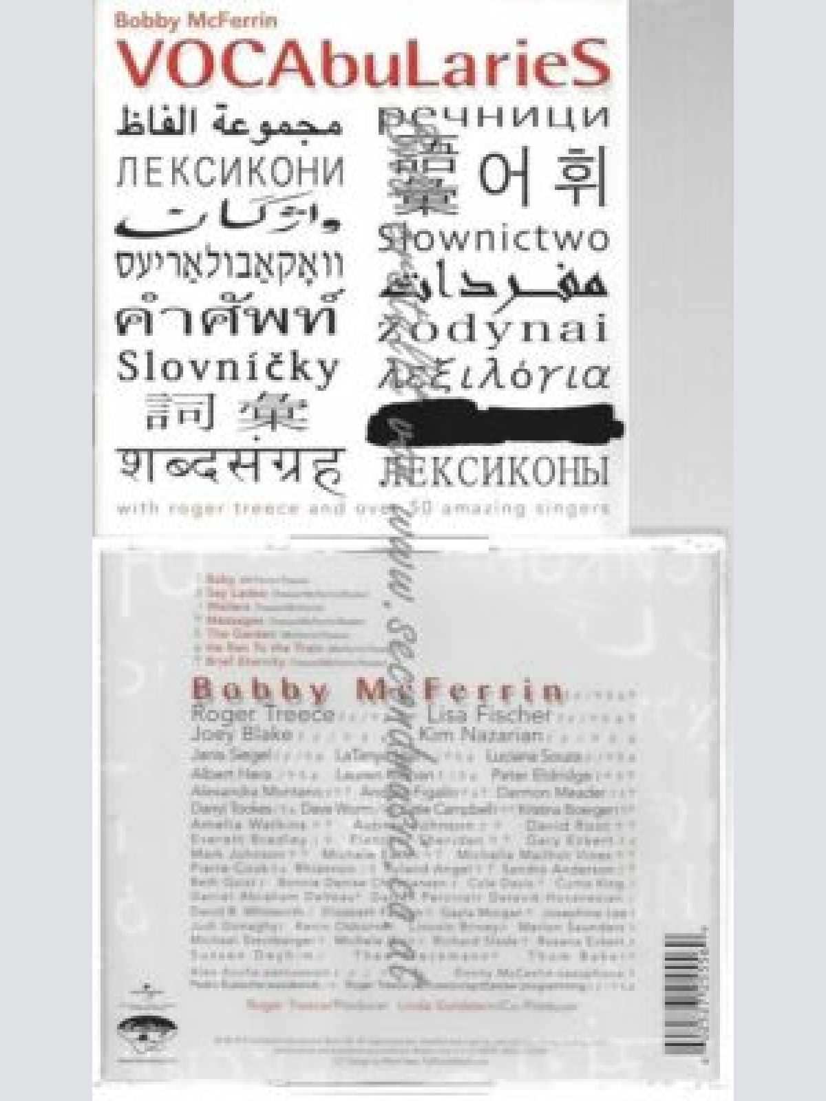 CD-- Bobby McFerrin – Vocabularies