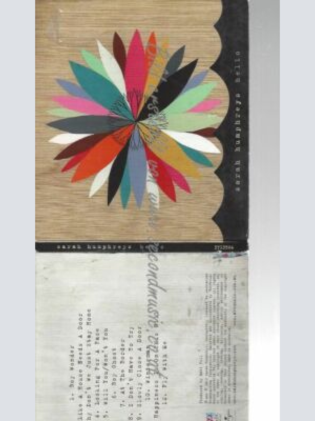 CD--SARAH HUMPHREYS--HELLO