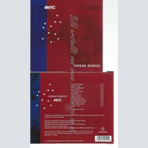 CD--JORDAN RUDESS--    4NYC